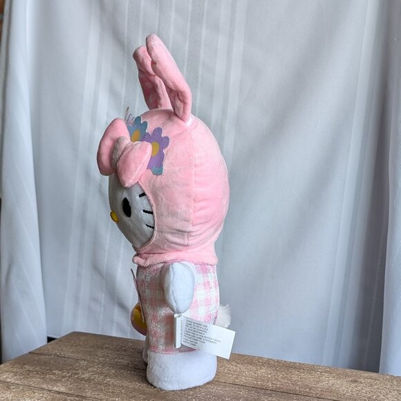 Sanrio Hello Kitty  Easter Bunny Animated/Musical Side Stepper Plush NWOT - Picture 5 of 6